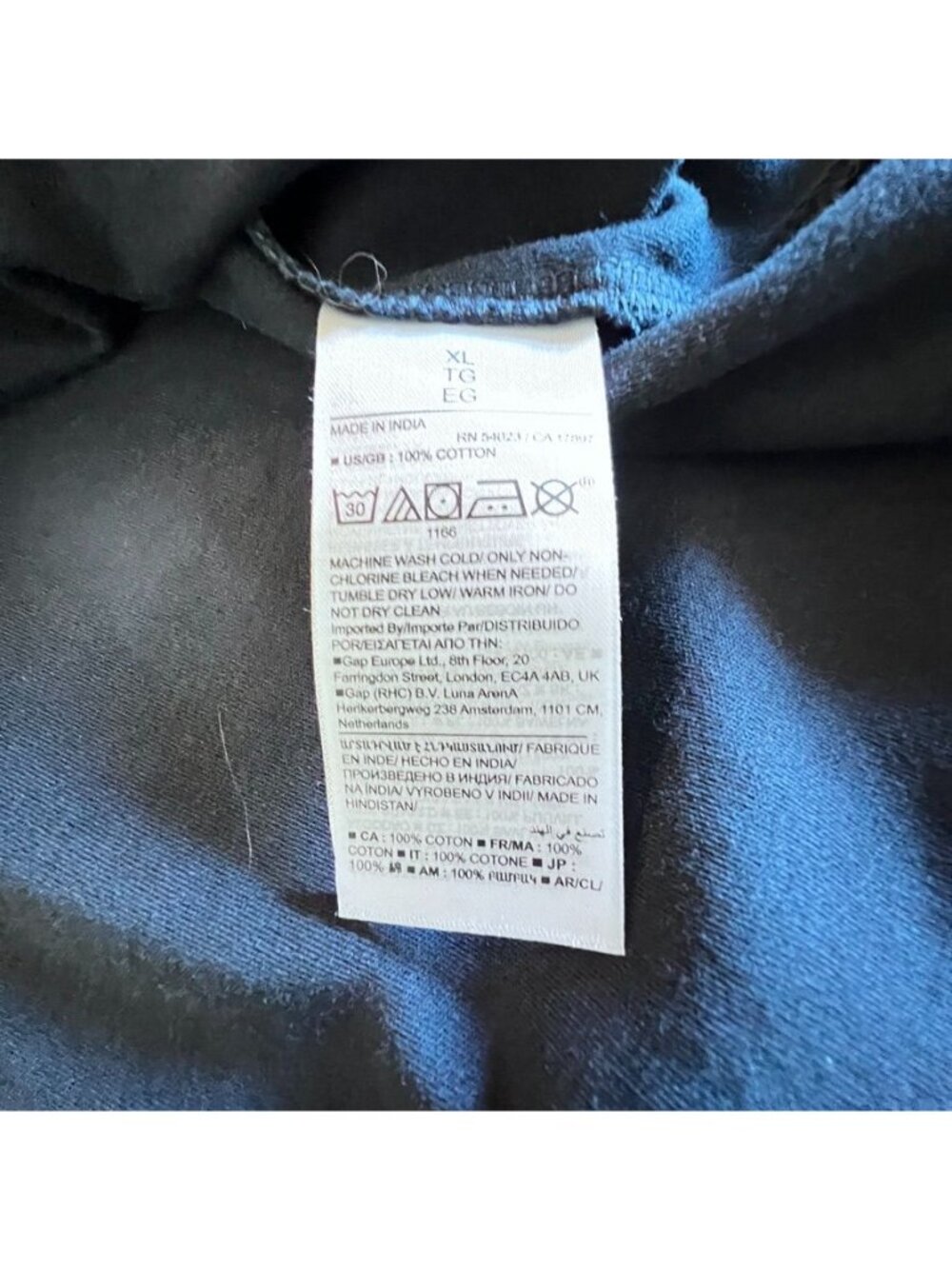 NWOT BR Mens Sz XL Luxury Touch Tee Navy Minimalist Soft Elevated Basics - Picture 6 of 14